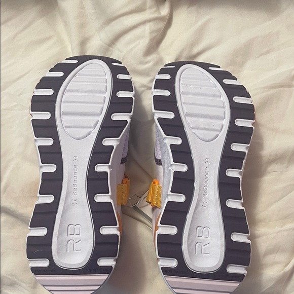 Alegria Iris Sneakers with Purple and Orange Accents - Picture 5 of 6